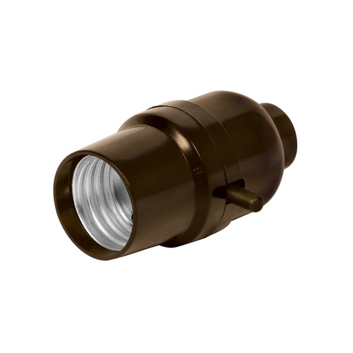 [46501] Portalámpara de baquelita, con interruptor de barra, Volteck