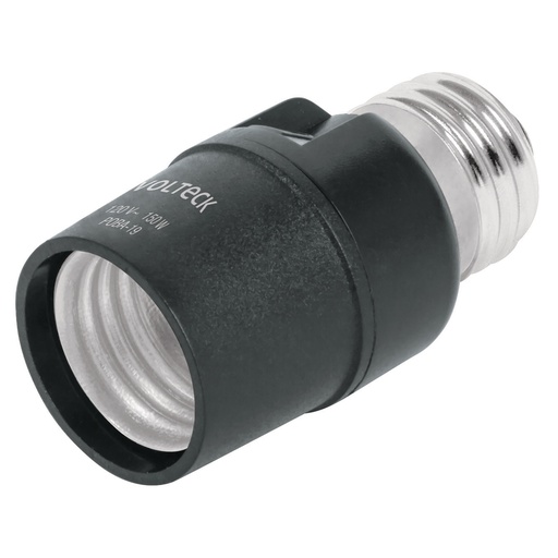 [46516] Portalámpara de PVC, con sensor de luz, Volteck