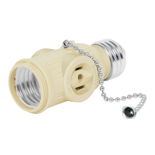 [46515] Portalámpara de baquelita, con interruptor de cadena,Volteck