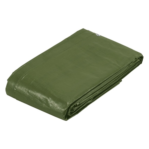 [16377] Lona uso rudo, verde olivo, 5 X 6 m, Truper Expert