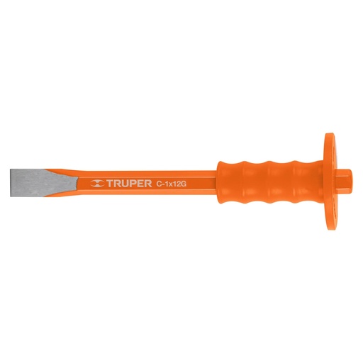 [12181] Cincel de corte frío 1 X 12' con grip, Truper