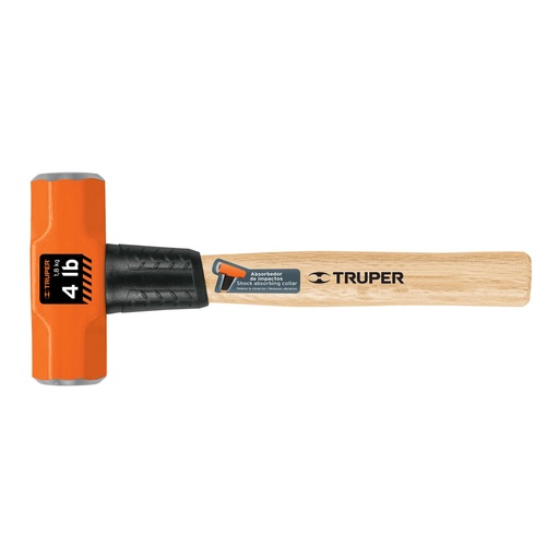 [16508] Marro octagonal 4 lb, mango de madera 12', Truper