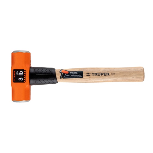 [16507] Marro octagonal 3 lb, mango de madera 12', Truper