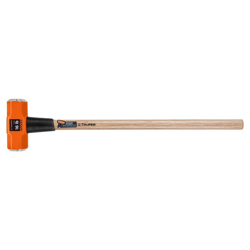 [16515] Marro octagonal 16 lb, mango de madera 36', Truper