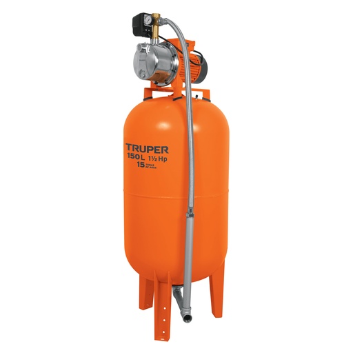 [12257] Bomba hidroneumática 1-1/2 HP, 150 litros, Truper