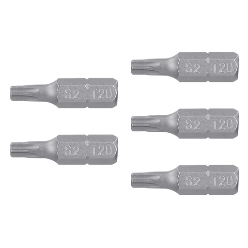 [12265] Estuche con 5 puntas torx T20 con seguro largo 1', Expert