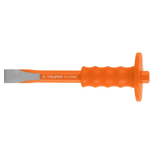 [12273] Cincel de corte frío 1 x 10' con grip, Truper