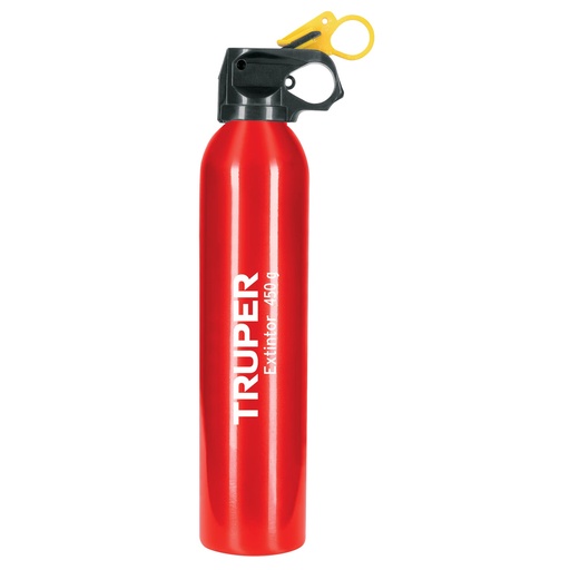 [101174] Extintor portátil desechable 450 g, polvo tipo ABC, Truper