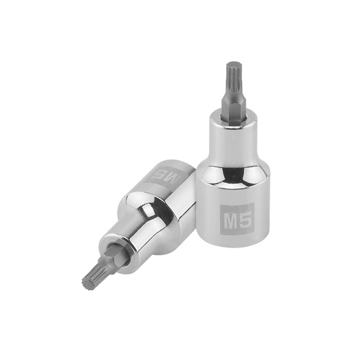 [101292] Dado punta corta bristol M5, cuadro 1/2', Truper