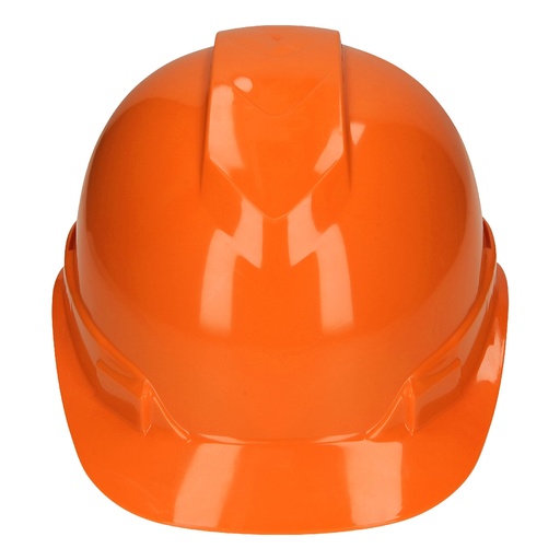 [101256] Casco de seguridad ventilado, ajuste de matraca, naranja