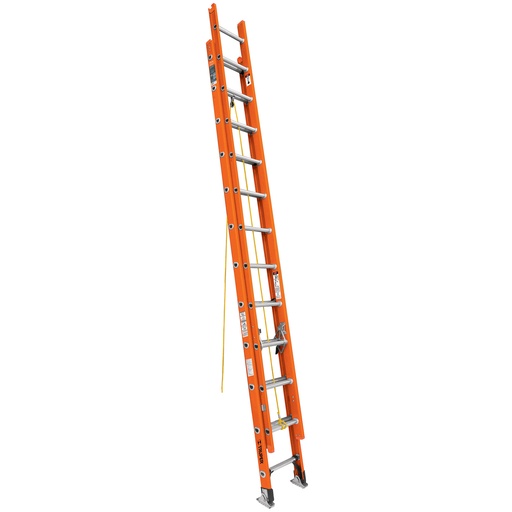 [16757] Escalera de extensión, tipo II, 24 peldaños, fibra de vidrio