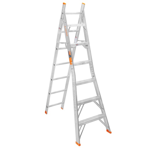[16746] Escalera de combinación, tipo ll, 13 escalones, Truper