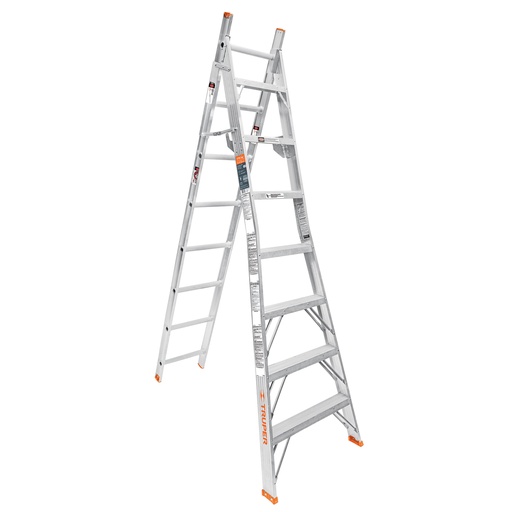 [16747] Escalera de combinación, tipo ll, 15 escalones, Truper