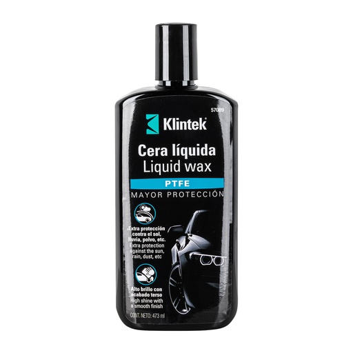 [57089] Cera líquida PTFE para auto, 473 ml, Klintek