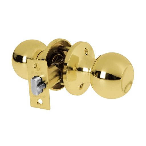 [28067] Cerradura esfera tubular, entrada, brillante, blíster, Basic