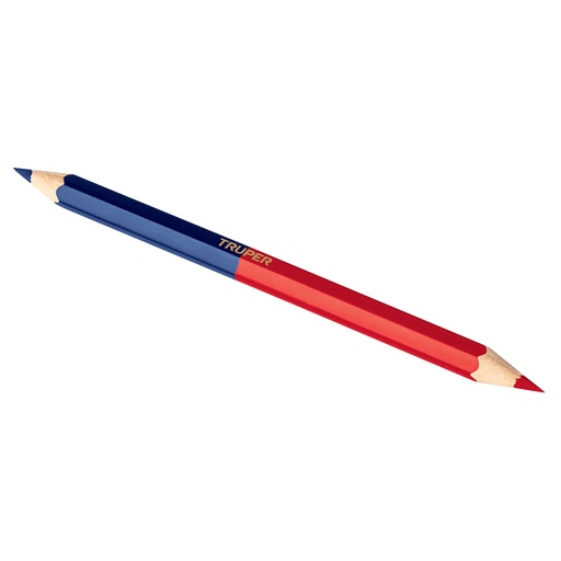 [101685] Blíster con 2 lápices 18 cm bicolor gruesos para carpintero