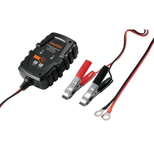 [101610] Cargador de 1 A para baterías de 6 y 12V, Truper