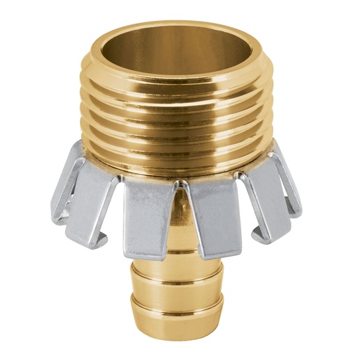 [101731] Conector 1/2' macho tipo garra de aluminio, Truper