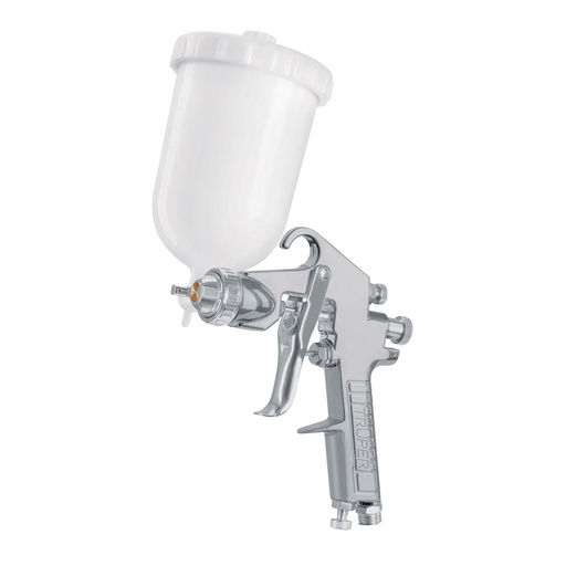 [101855] Pistola p/pintar gravedad LVMP vaso plástico, 1.4 mm, Truper