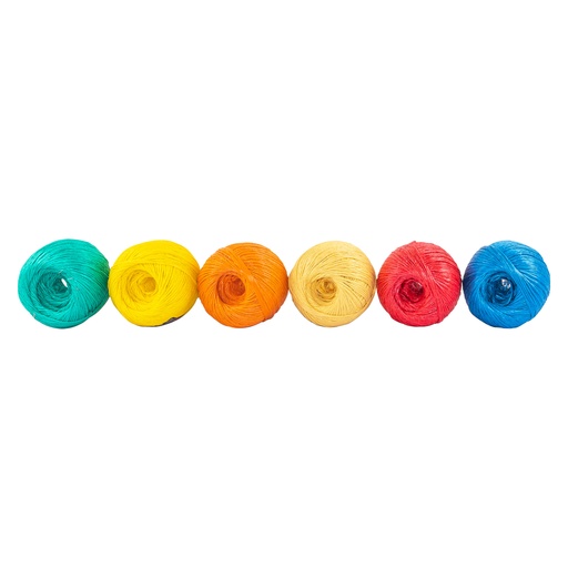 [45033] Rollo de rafia de 230 m colores surtidos calibre 2.2 g/m