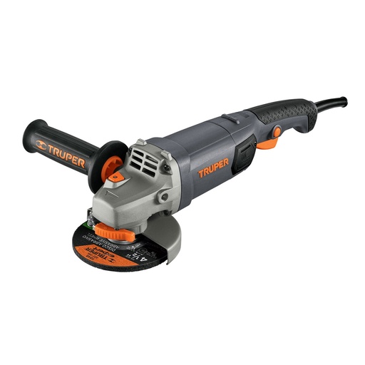 [12873] Esmeriladora angular 4-1/2' 1250 W, industrial, Truper