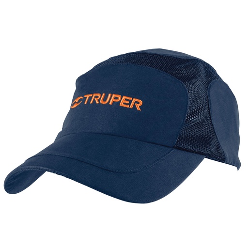 [66020] Gorra Truper color azul marino, 100% poliéster respirable
