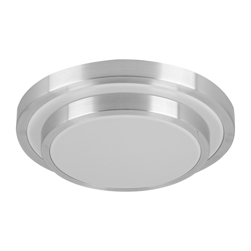 [29007] Luminario LED 18 W plafón decorativo metálico luz día, Basic