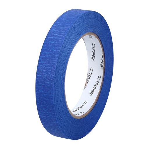 [12621] Cinta masking tape azul de 3/4' x 50 m, Truper