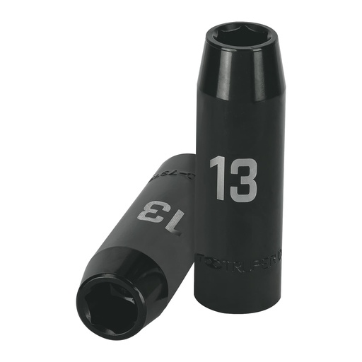 [12425] Dado largo cuadro 1/2' de impacto 6 puntas de 13 mm, Truper