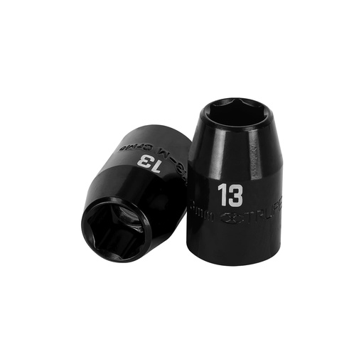 [12413] Dado cuadro 1/2' de impacto 6 puntas de 13 mm, Truper