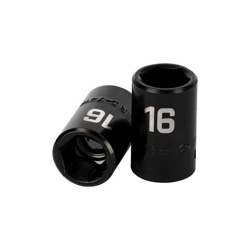 [12416] Dado cuadro 1/2' de impacto 6 puntas de 16 mm, Truper