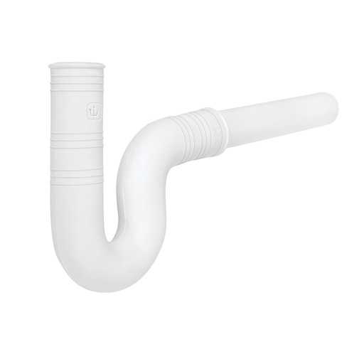 [49947] Céspol flexible de PVC de 1-1/4' para lavabo, con extensión