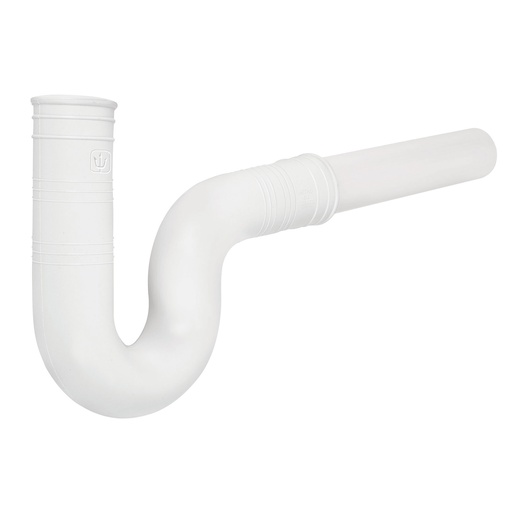 [49948] Céspol flexible para fregadero, PVC c/ext 20 cm,1-1/2'