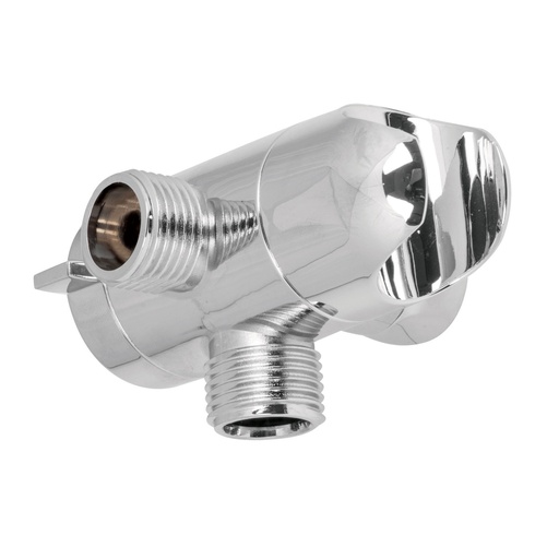 [49960] Desviador de 3 vías para brazo con soporte, cromo, Riviera