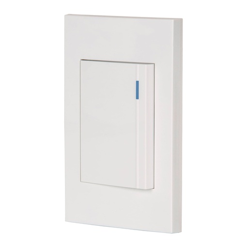 [45593] Placa armada 1 interruptor, 3 módulos, Española, blanco