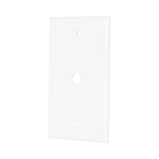 [49711] Placa de ABS pasacable, Standard, blanco, Volteck