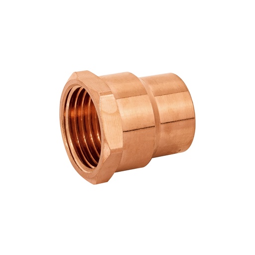 [49656] Conector de cobre, rosca interior 1/2', Foset