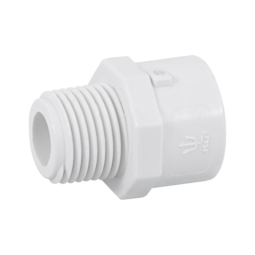 [45429] Adaptador macho de PVC de 1/2', Foset