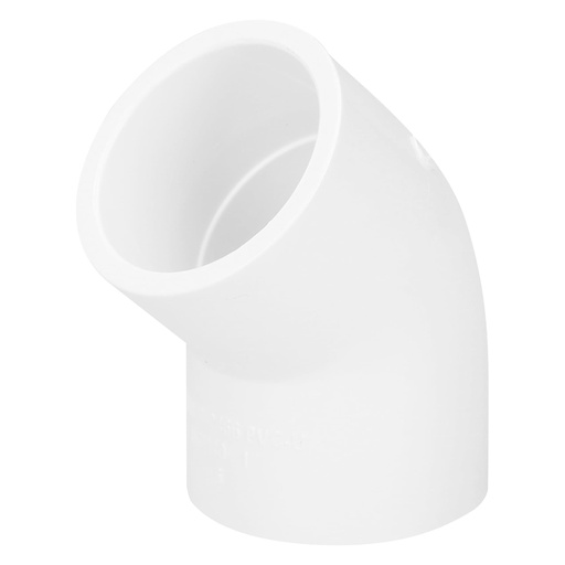 [45416] Codo 45° de PVC de 1', Foset