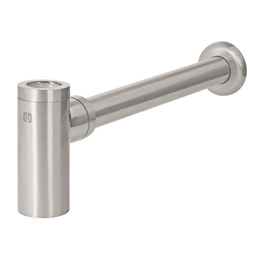 [45284] Céspol de bote p/lavabo minimalista s/contra, satín, 1-1/4'