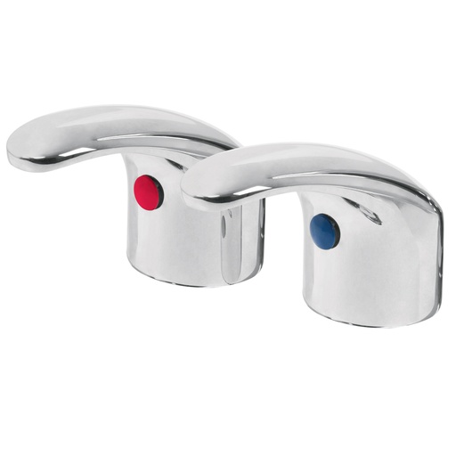 [49781] Juego 2 manerales tipo palanca para lavabo, Foset Aqua