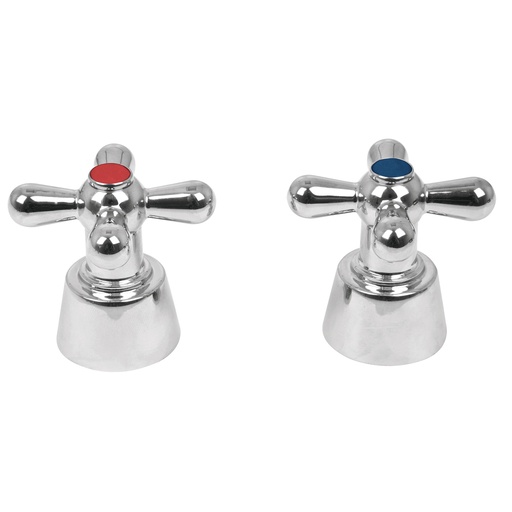 [49780] Juego 2 manerales cruceta para lavabo, Foset Aqua