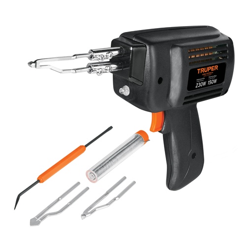 [17549] Cautín 230 W tipo pistola con 2 temperaturas, Truper