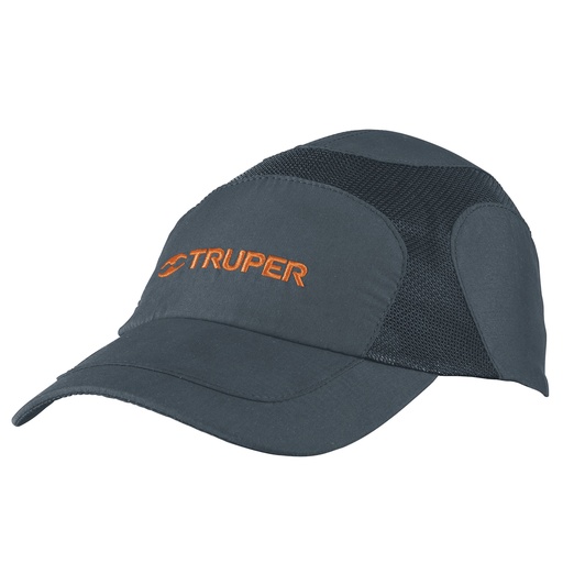 [60435] Gorra Truper color gris, 100% poliéster respirable