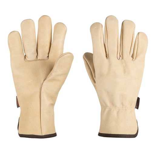 [17053] Guantes de piel de res tipo operador, Truper