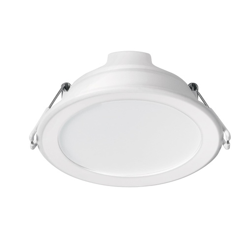 [25087] Luminario empotrado redondo de LED 7 W luz de día, Volteck