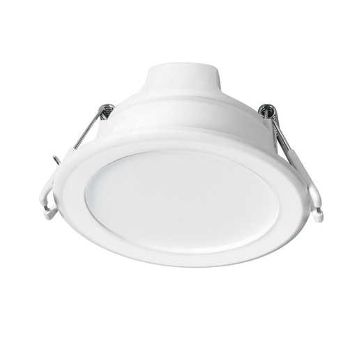 [25086] Luminario empotrado redondo de LED 5 W luz de día, Volteck