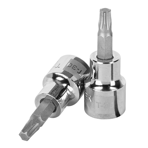 [13573] Dado punta torx T-30, cuadro 3/8', Truper