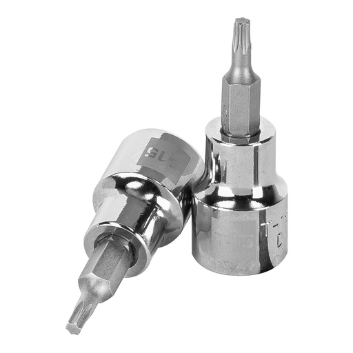 [13569] Dado punta torx T-15, cuadro 3/8', Truper