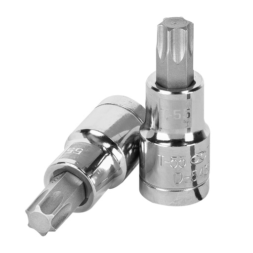 [13440] Dado punta torx T-55, cuadro 1/2', Truper